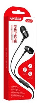 Наушники с микрофоном Kakusiga KSC-659 1.2м черные
