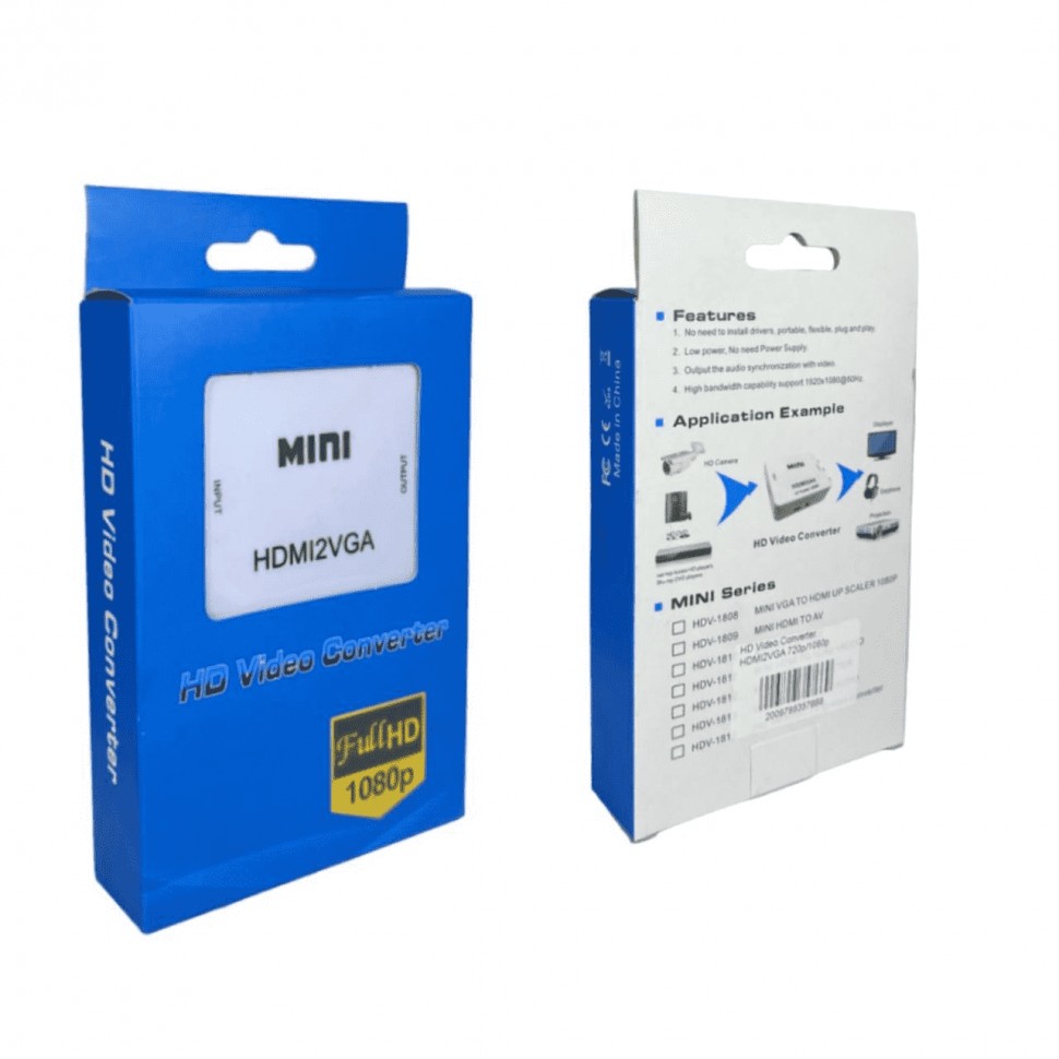 HD Video Converter HDMI2VGA 720p/1080p