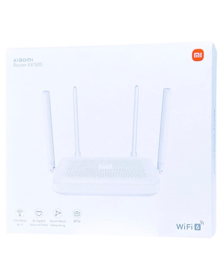 Wi-Fi роутер Xiaomi Mi Aiot Router AX1500 белый