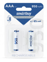 Аккумулятор NiMh Smartbuy AAA/2BL 950 mAh (24/240) (SBBR-3A02BL950)