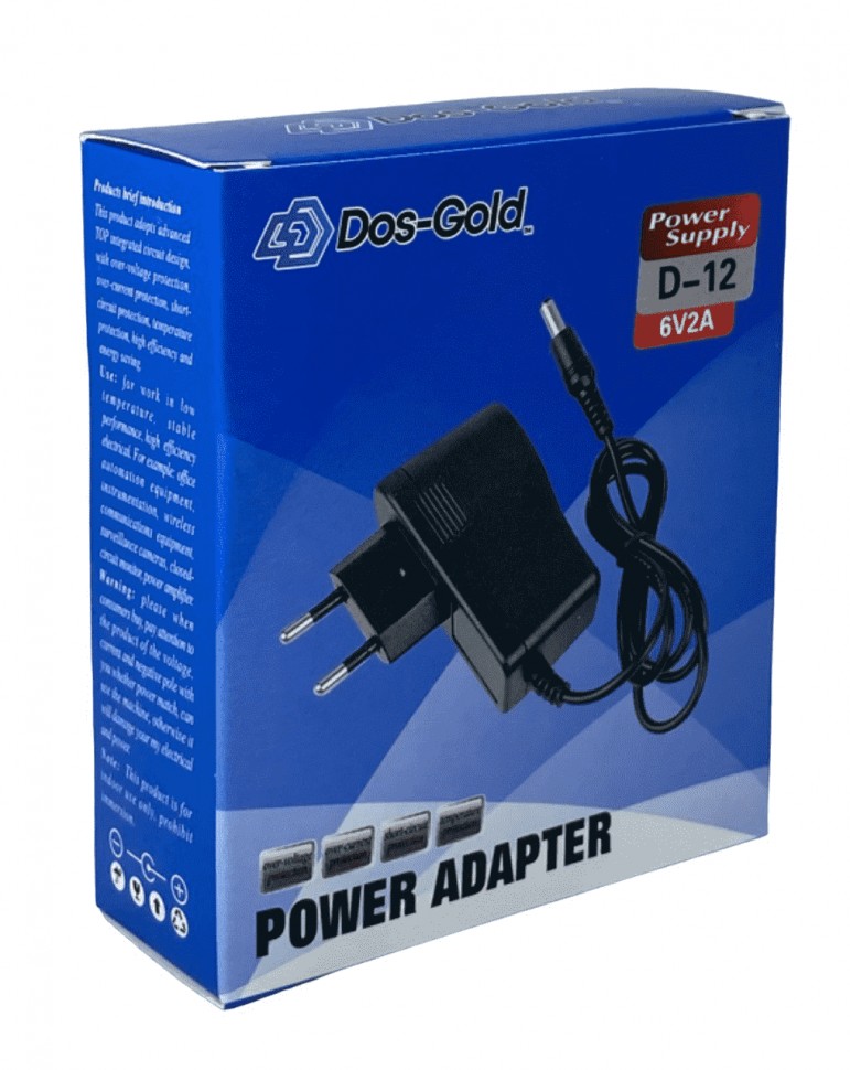 Блок питания Dos-Gold D-12 6V/2A