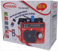 Портативный радиоприемник Yuegan YG-281URT красный