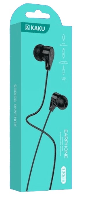 Наушники с микрофоном Kaku KSC-310 1.2м черные
