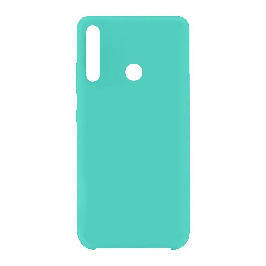 Накладка для Huawei P40 Lite E/Y7P/ Play 3 Silicone cover бирюзовая