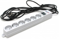 Сетевой фильтр Pilot S 6 розеток 5м белый