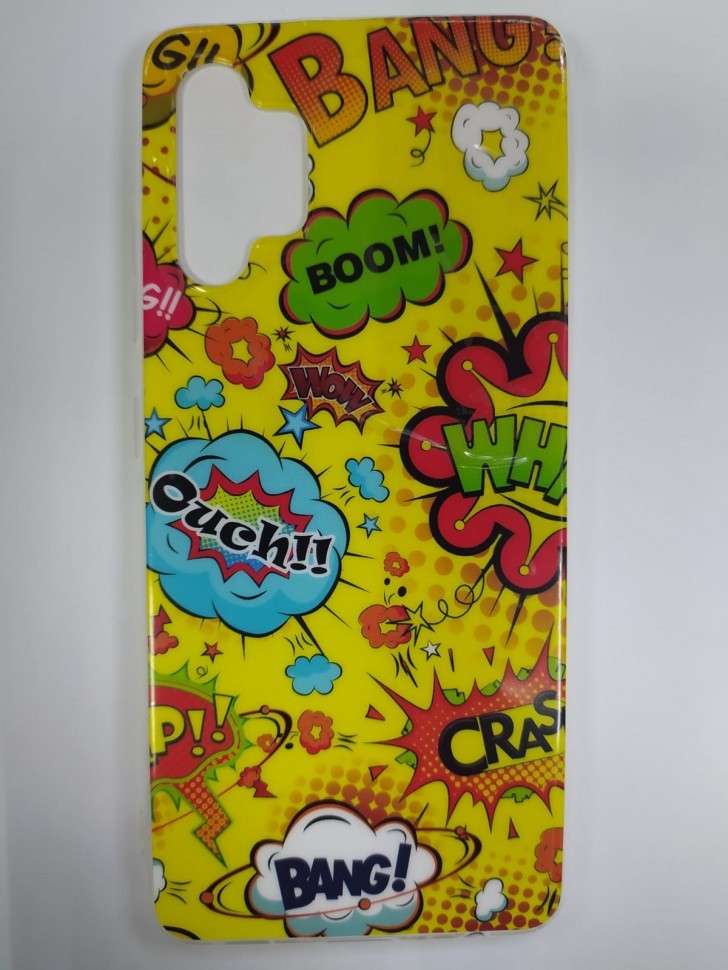 Накладка для Samsung Galaxy A32 пластик разные рисунки