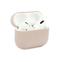 Силиконовый чехол для AirPods Pro бежевый