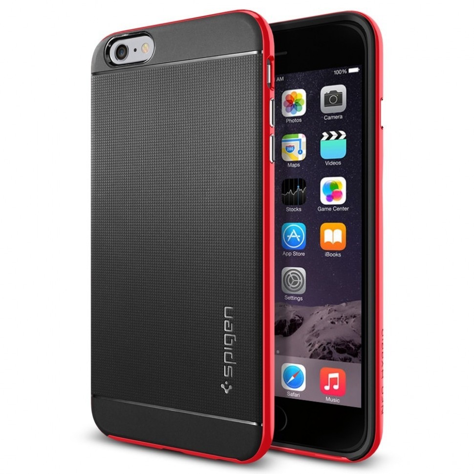 Чехол Spigen для i-Phone 6 Plus " Neo Hybrid Series SGP11065 красный