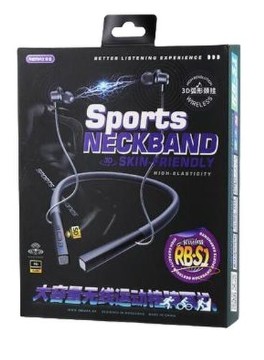 Беспроводные наушники для спорта Remax RB-S1 BT5.1/280mAh/20ч черные