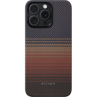 Накладка для i-Phone 15 Pro Max 6.7&quot; Pitaka Magez Case 5 Aramid Fiber Закат (sunset)