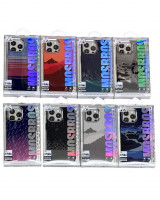 Накладка для i-Phone 16 Pro Max Mosbros Carbon Magsafe пластик в ассортименте