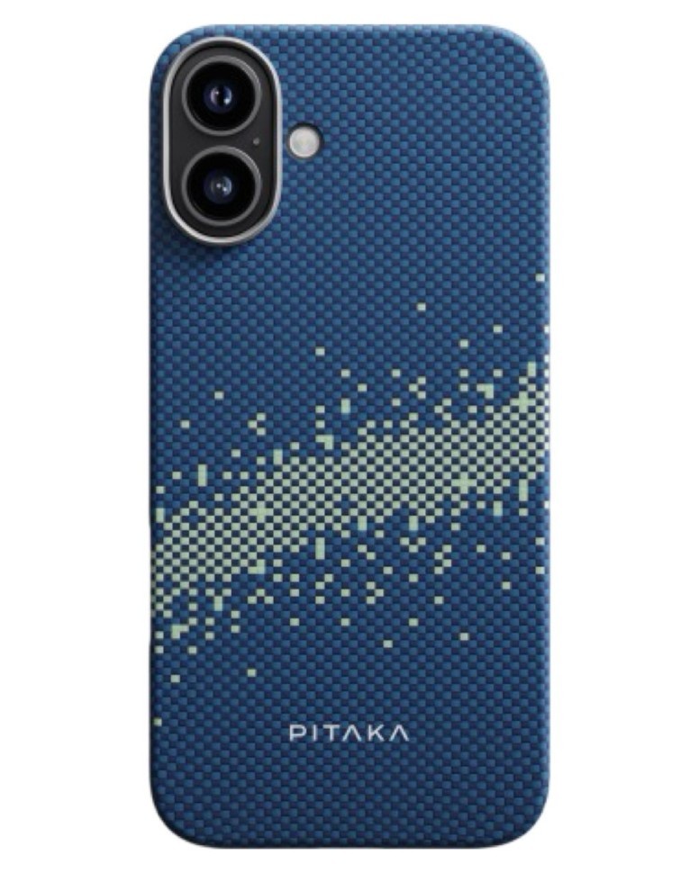 Накладка для i-Phone 16 6.1" Pitaka StarPeak Tactile Woven case (Milky way galaxy)