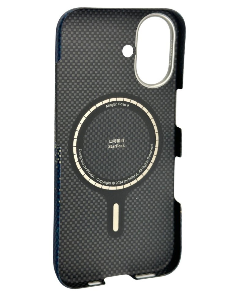 Накладка для i-Phone 16 6.1" Pitaka StarPeak Tactile Woven case (Milky way galaxy)