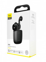 Мобильная Bluetooth-гарнитура Baseus Encok W04 IP54 TWS V5.0 сенсорная (NGW04-01) чёрная
