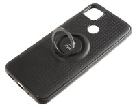 Чехол-накладка для Xiaomi Redmi 9C силикон iface с держателем черный