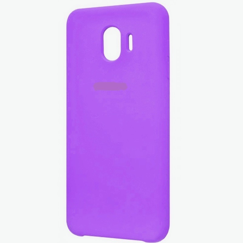 Накладка для Samsung Galaxy A5 (2018)/A8 (2018) Silicone cover сиреневая