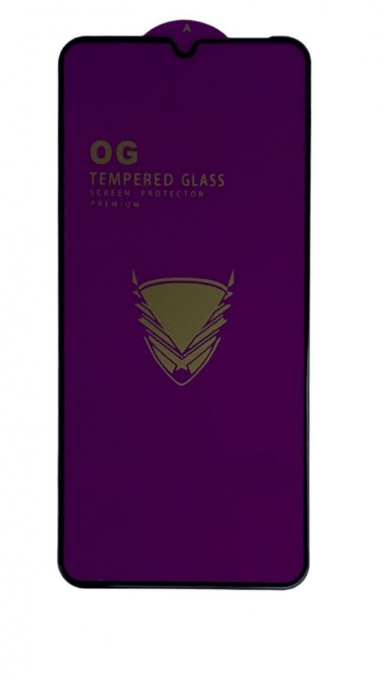 Защитное стекло для Samsung Galaxy A10 OG Purple черное