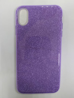 Накладка для i-Phone XS Max силикон блестящие