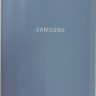 Накладка для Samsung Galaxy M51 Silicone cover серо-голубая