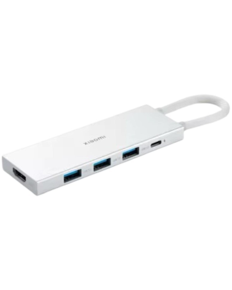 USB-хаб Xiaomi Type-C 5в1 3USB/1USB-C/HDMI XMDS05YM белый