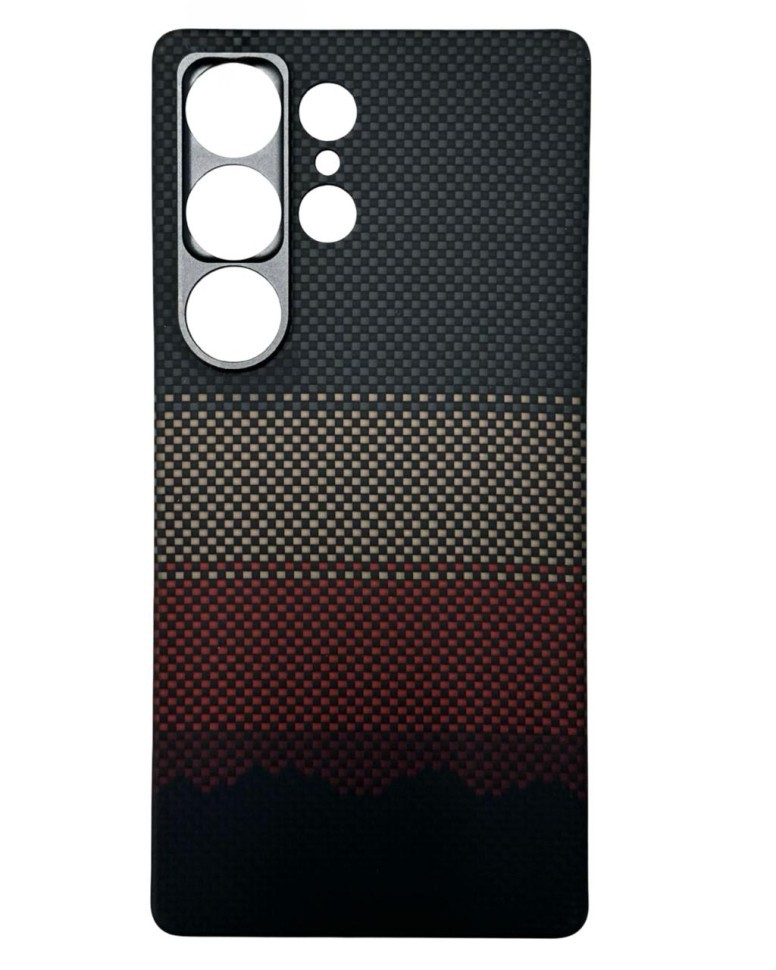 Накладка для Samsung Galaxy S25 Ultra Keephone Kevlar Sunlit Magsafe коричневый