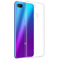 Чехол-накладка силикон 0.5мм Xiaomi Mi 8 Lite прозрачный