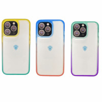 Накладка для i-Phone 13 Pro DFANS Starlight силикон перламутровая рамка