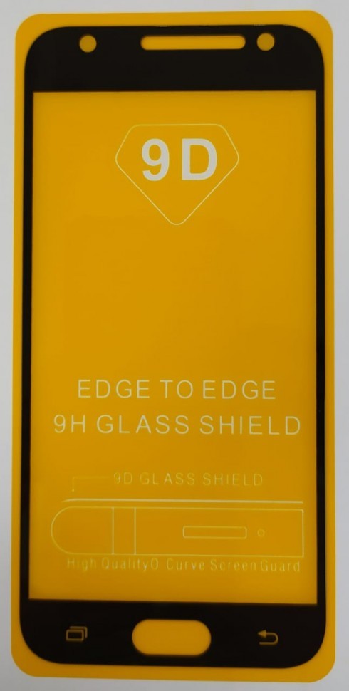 Защитное стекло для Samsung Galaxy J3 (2017)/J3 pro/J330 9D черное