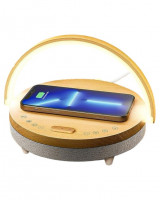 Bluetooth колонка Xiaomi с беспроводной зарядкой Ezvalo Music Desk Lamp LYYD01 Wood pattern