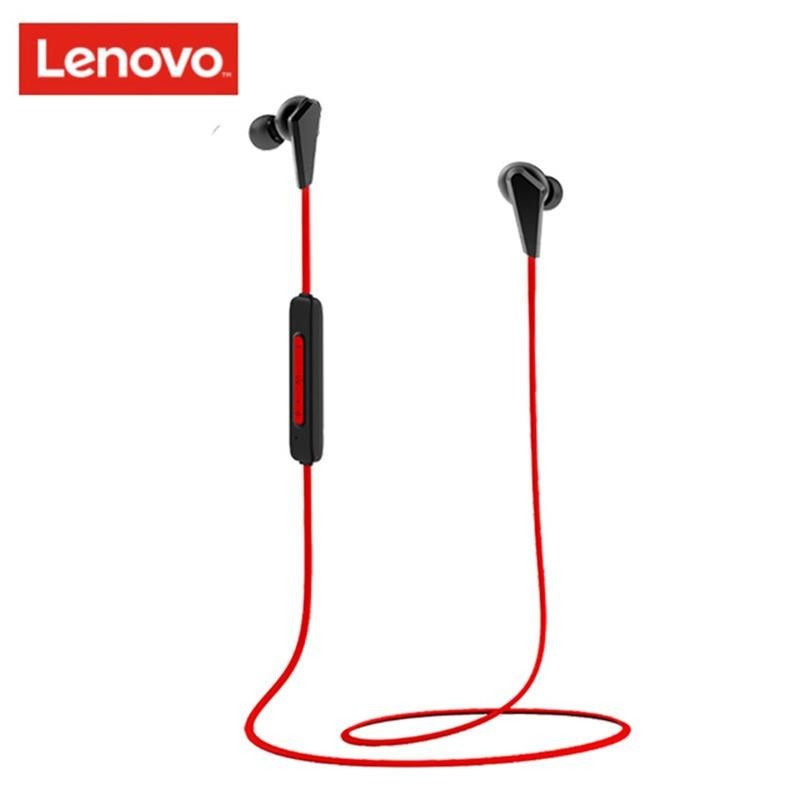 Беспроводные наушники для спорта Lenovo HE01 красная