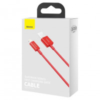 Usb Кабель-зарядка Lightning Baseus Superior series 2.4A 1м (CALYS-A09) красный