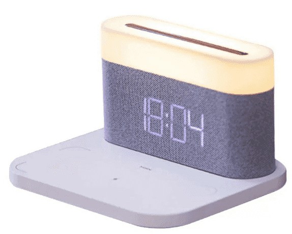 Ночник с часами Xiaomi Youpin VFZ для беспроводной зарядки C-WCLL-C01 White