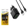 Сетевое зар. устр. Borofone BA36A с шнуром Type-C 1USB 3,0A черное Сетевое зар. устр. Borofone BA36A с шнуром Type-C 1USB 3,0A черное