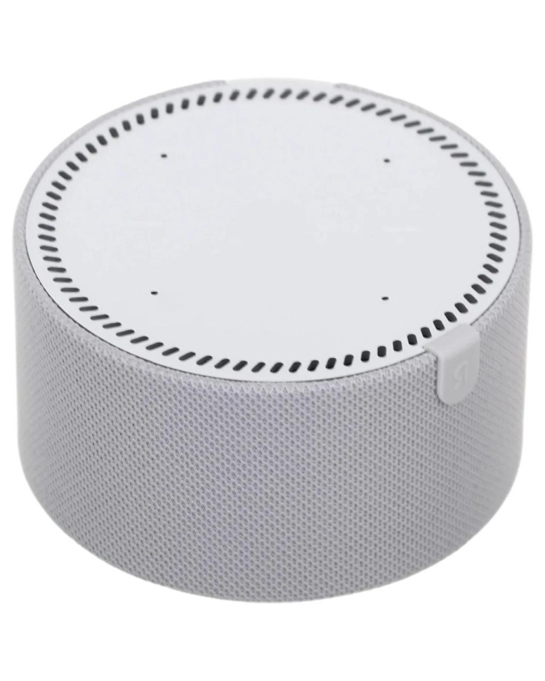 Умная колонка Яндекс Станция Мини 2 с часами серая