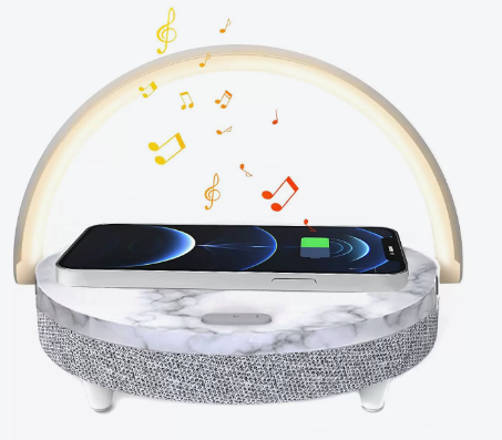Bluetooth колонка Xiaomi с беспроводной зарядкой Ezvalo Music Desk Lamp LYYD01 Marble pattern