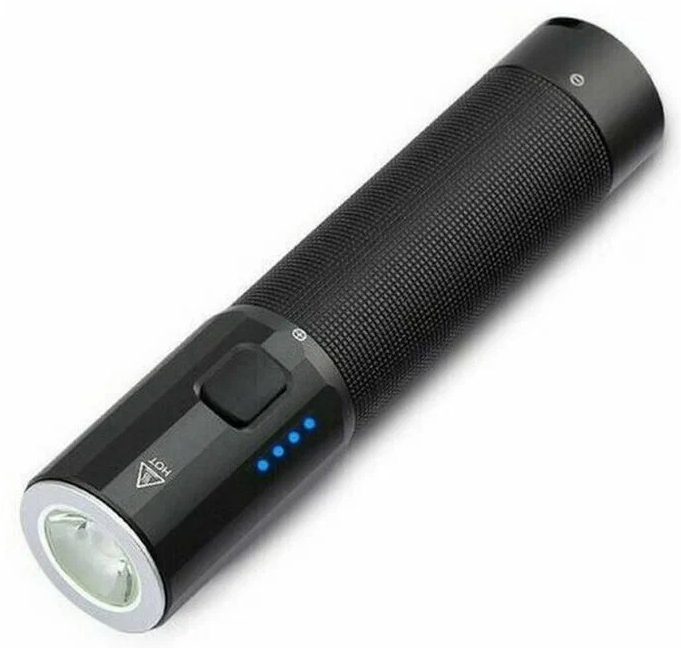 Маленький фонарик Xiaomi NexTool Mini Tactical Flashlight 1200lm IPX4 (NE20069) черный