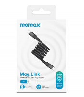 Usb Кабель-зарядка Type-C на Type-C Momax Mag.Link 100W DC52D 1м черный