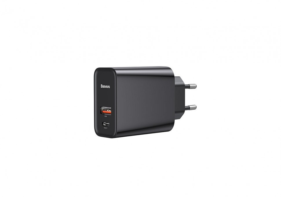 Сетевое зар. устр. Baseus Speed PPS 1USB+1C 5A 30W (CCFS-C01) черное
