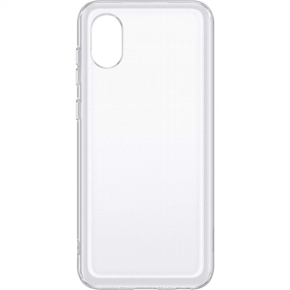 Чехол-накладка силикон 0.5мм Samsung Galaxy A03 core прозрачный