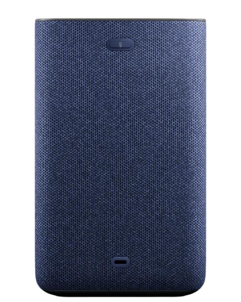 Умная колонка Яндекс Станция 2 с Алисой, антрацит, синяя