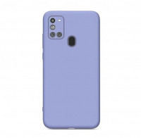 Накладка для Samsung Galaxy A21S Silicone cover лаванда