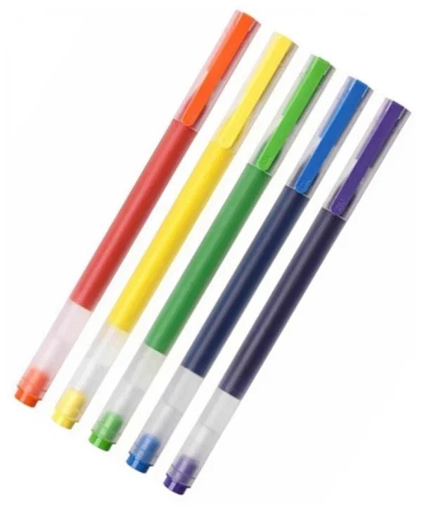 Чернила для гелевые ручки Xiaomi цветные 5шт (MJZXB03WC)