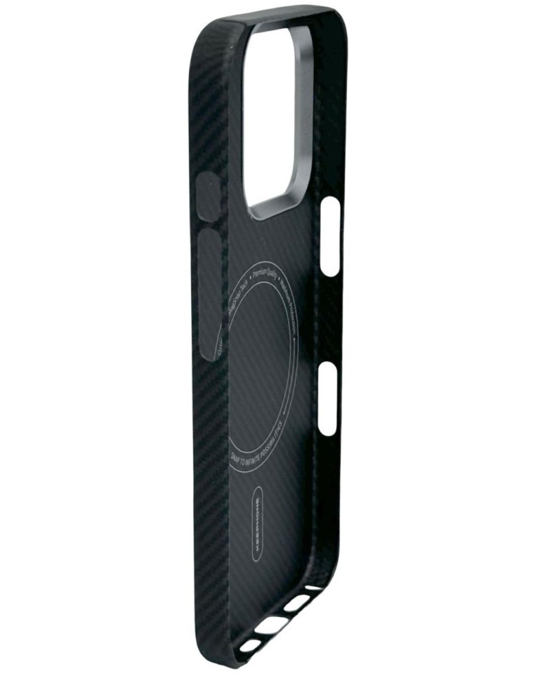 Накладка для i-Phone 16 Pro Keephone Kevilar Sweden MagSnap черный