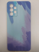 Накладка для Samsung Galaxy A52 4G силикон перламутр разноцветный