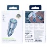Автомобильное заряд. устр. Borofone BZ30 1USB/1C 30W+18W прозрачно-черное