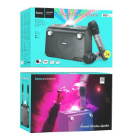 Портативная Bluetooth-колонка с караоке Hoco BS41 Plus черная