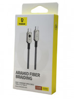 Кабель-зарядка Type-C на Type-C Baseus Unbreakable 100W 1м (P10355800221-00) stellar white