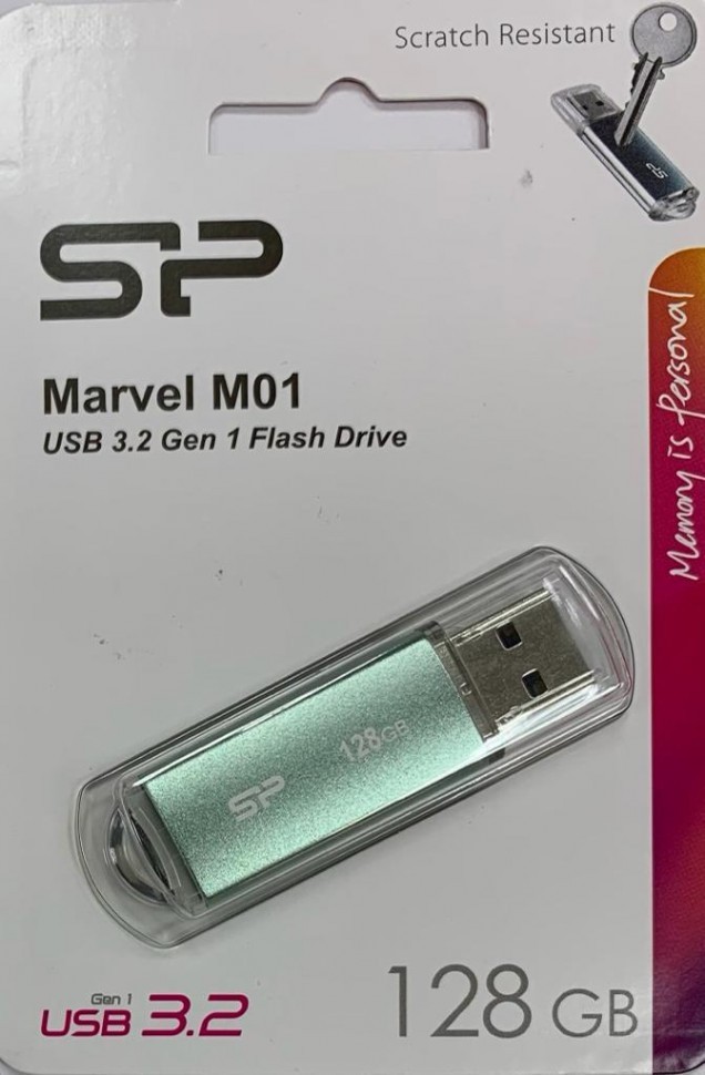 3.0 USB флеш накопитель Silicon Power 128GB Marvel M01 Blue