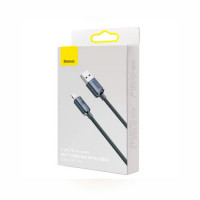 Usb Кабель-зарядка Lightning Baseus Crystal Shine 2.4A 2м CAJY000101 серый