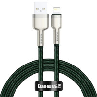 Baseus Cafule Series Metal Data Cable USB to IP 2.4A 2m Green